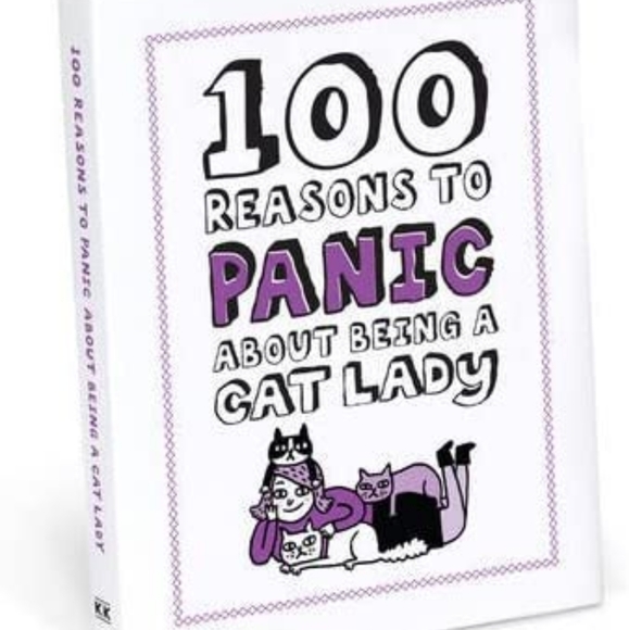 100 reasons to panic about being a cat lady, book. - Picture 1 of 5